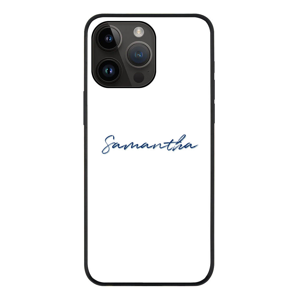 Apple iPhone 14 Pro Max / Tough Pro Custom Text, My Name Phone Case - Stylizedd.com