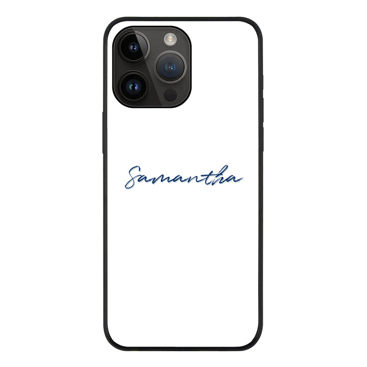 Apple iPhone 14 Pro Max / Tough Pro Custom Text, My Name Phone Case - Stylizedd.com