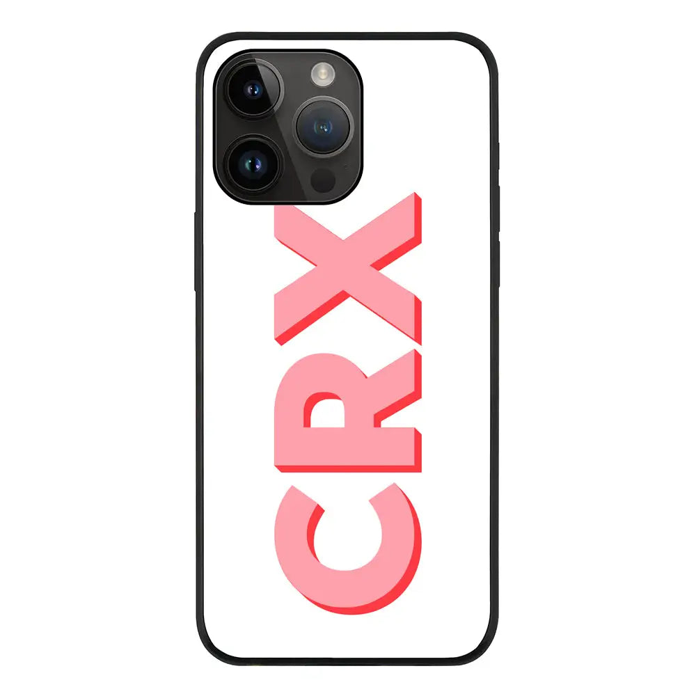 Apple iPhone 14 Pro Max / Tough Pro Personalized Monogram Initial 3D Shadow Text Phone Case - Stylizedd.com