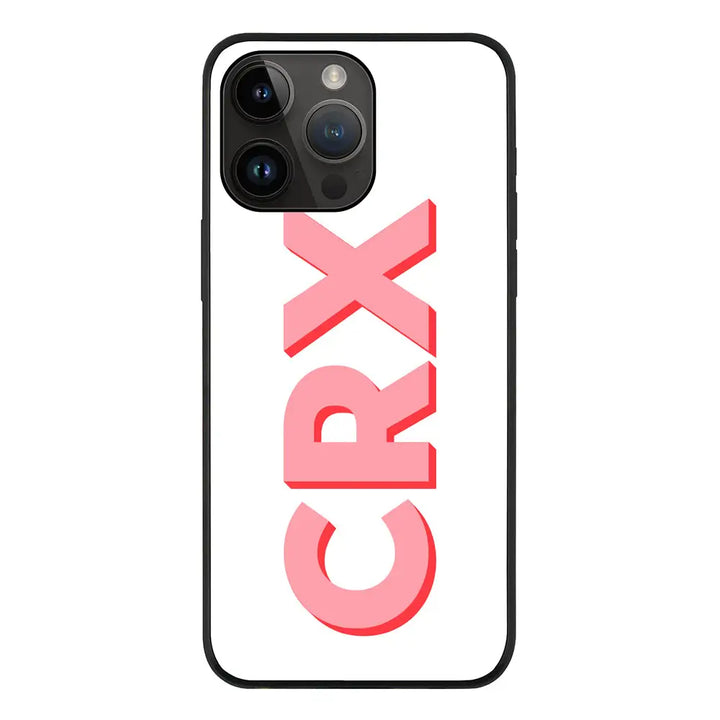 Apple iPhone 14 Pro Max / Tough Pro Personalized Monogram Initial 3D Shadow Text Phone Case - Stylizedd.com