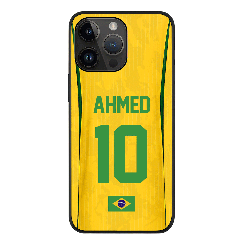 Apple iPhone 14 Pro Max / Tough Pro Personalized Football Jersey Phone Case Custom Name & Number - Stylizedd.com