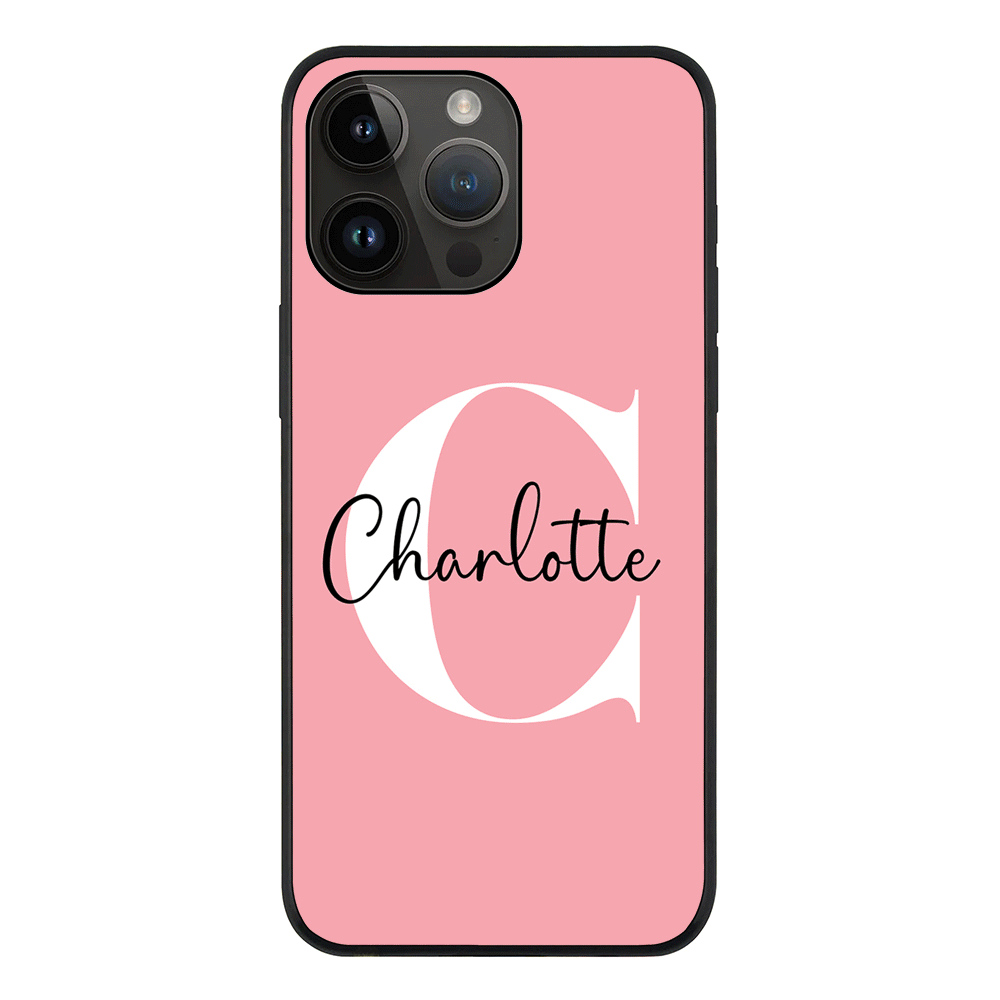 Apple iPhone 14 Pro Max / Tough Pro Custom Monogram Large Initial Name & Letter, Phone Case - Stylizedd.com