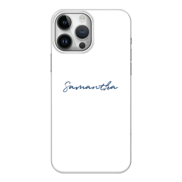 Apple iPhone 14 Pro Max / Clear Classic Custom Text, My Name Phone Case - Stylizedd.com
