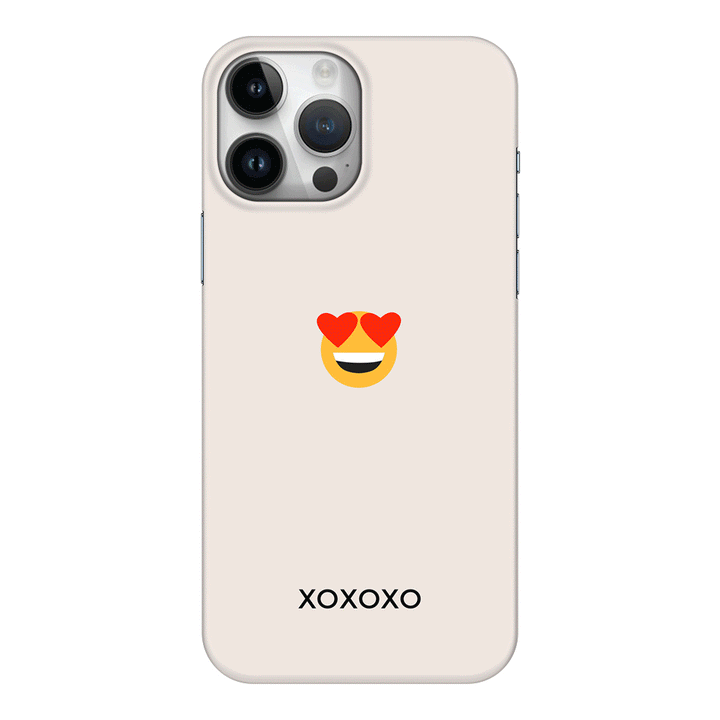 Apple iPhone 14 Pro Max / Clear Classic Custom Text Emojis Emoticons, Phone Case - Stylizedd.com