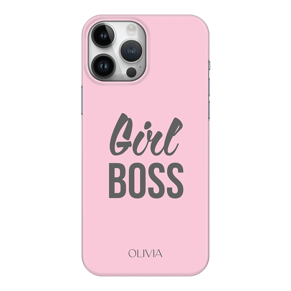 Apple iPhone 14 Pro Max / Snap Classic Personalized Name Girl Boss, Phone Case - Stylizedd.com