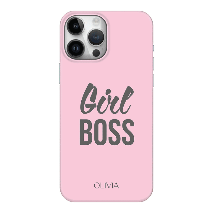 Apple iPhone 14 Pro Max / Snap Classic Personalized Name Girl Boss, Phone Case - Stylizedd.com