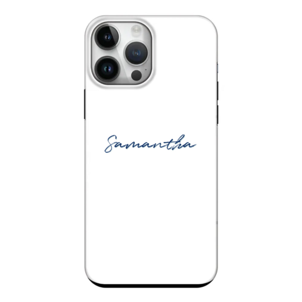 Apple iPhone 14 Pro Max / Snap Classic Custom Text, My Name Phone Case - Stylizedd.com