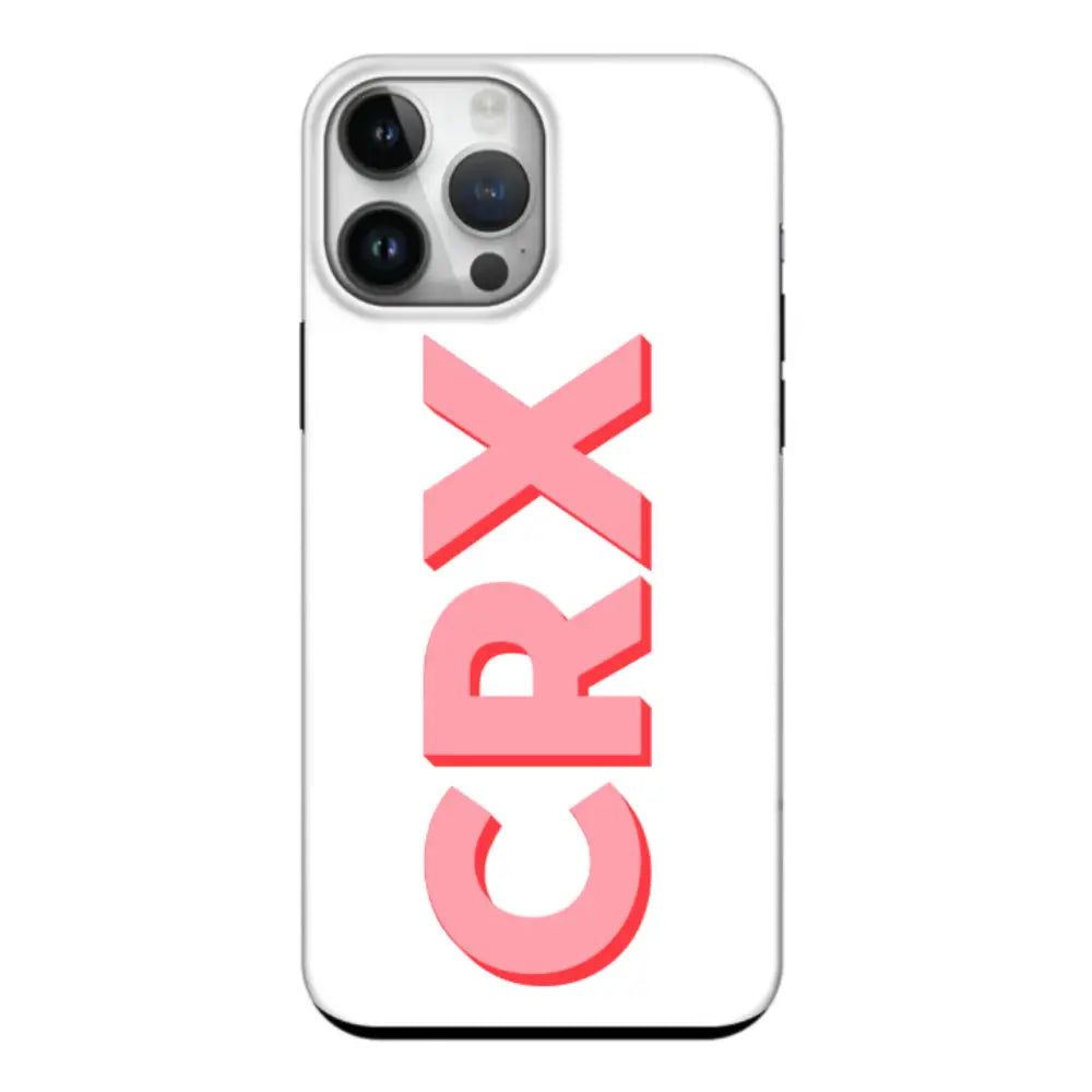 Apple iPhone 14 Pro Max / Tough Pro Personalized Monogram Initial 3D Shadow Text Phone Case - Stylizedd.com