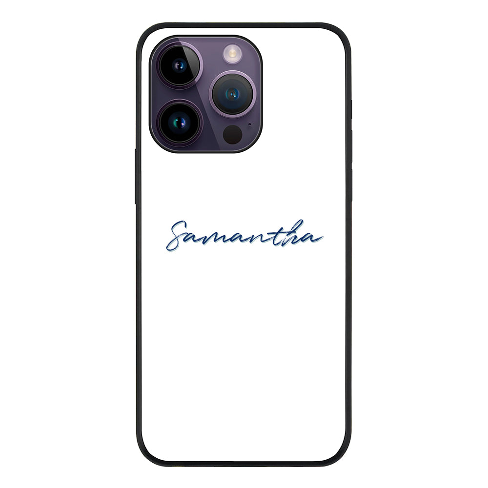 Apple iPhone 14 Pro / Tough Pro Custom Text, My Name Phone Case - Stylizedd.com
