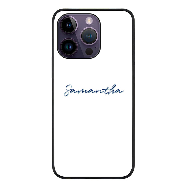 Apple iPhone 14 Pro / Tough Pro Custom Text, My Name Phone Case - Stylizedd.com