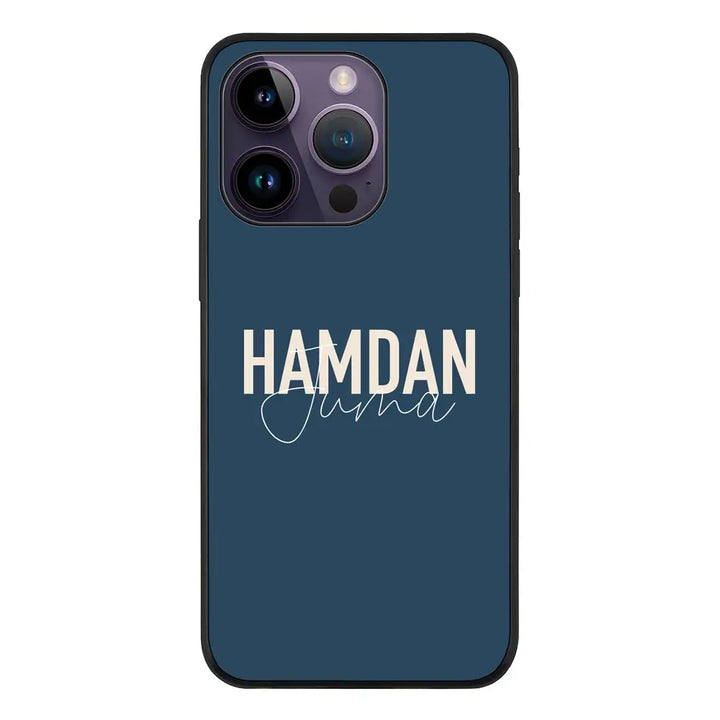 Apple iPhone 14 Pro / Tough Pro Personalized Name Horizontal, Phone Case - Stylizedd.com