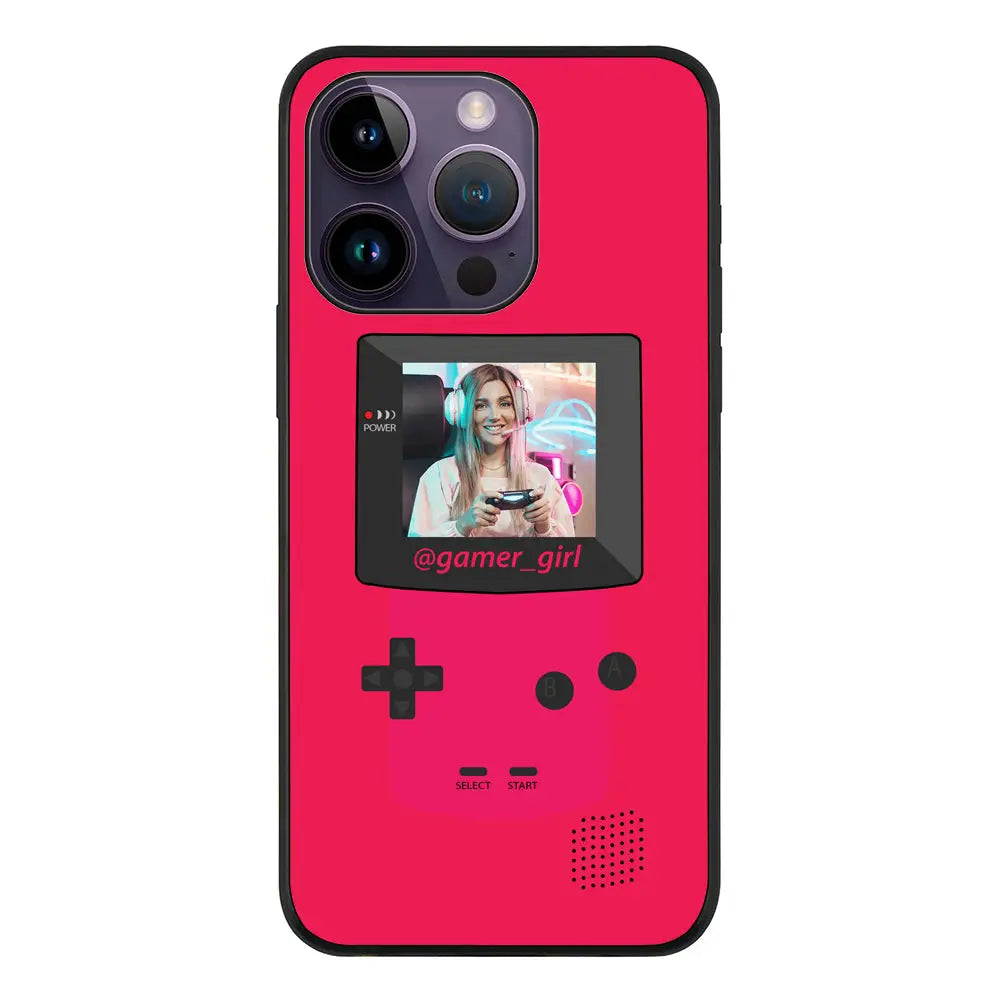 Apple iPhone 14 Pro / Rugged Black Customized Retro Game Console, Phone case - Stylizedd.com