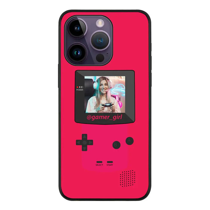 Apple iPhone 14 Pro / Rugged Black Customized Retro Game Console, Phone case - Stylizedd.com