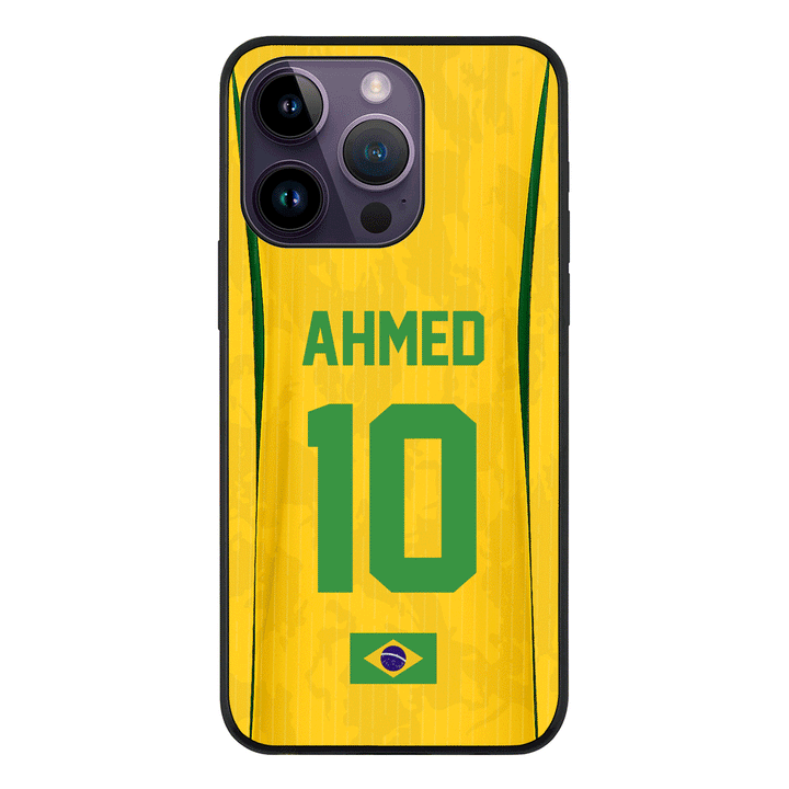 Apple iPhone 14 Pro / Tough Pro Personalized Football Jersey Phone Case Custom Name & Number - Stylizedd.com