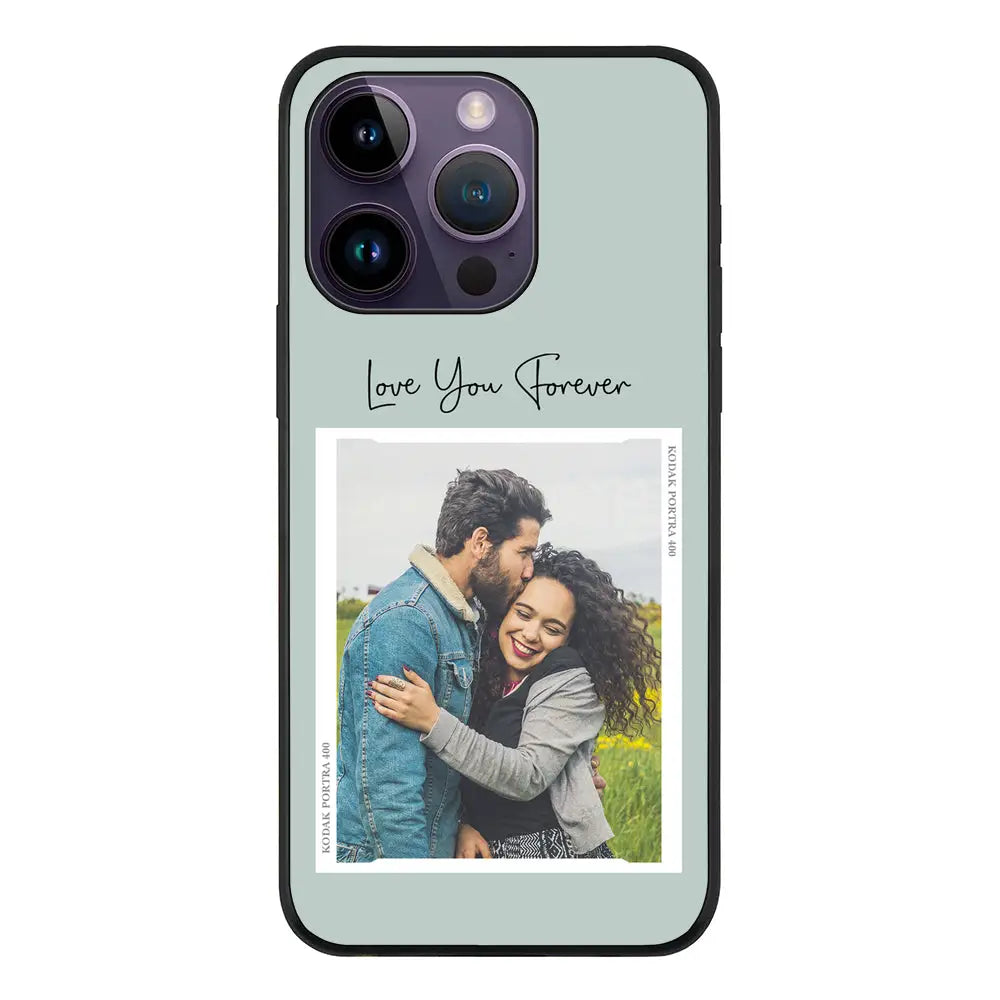 Apple iPhone 14 Pro / Rugged Black Custom Memory Photo, Phone Case - Stylizedd.com