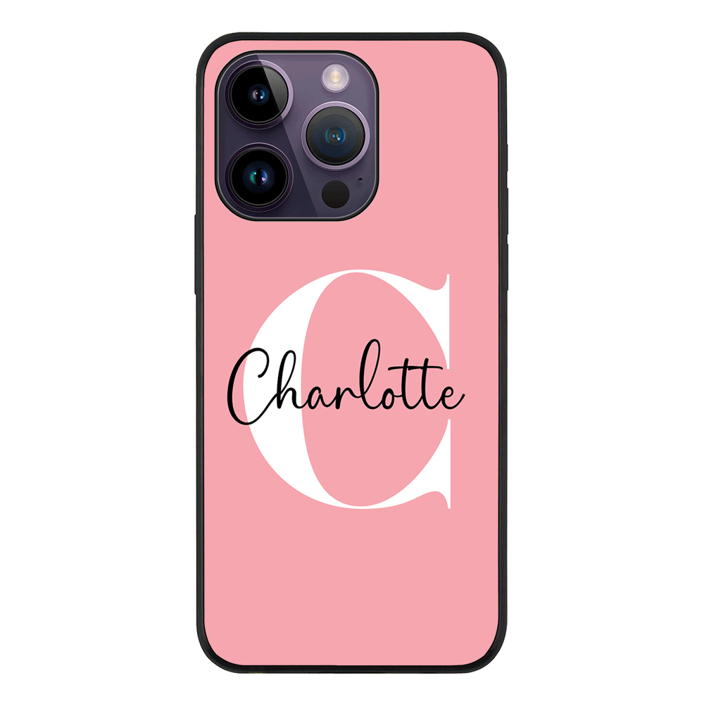 Apple iPhone 14 Pro / Tough Pro Custom Monogram Large Initial Name & Letter, Phone Case - Stylizedd.com