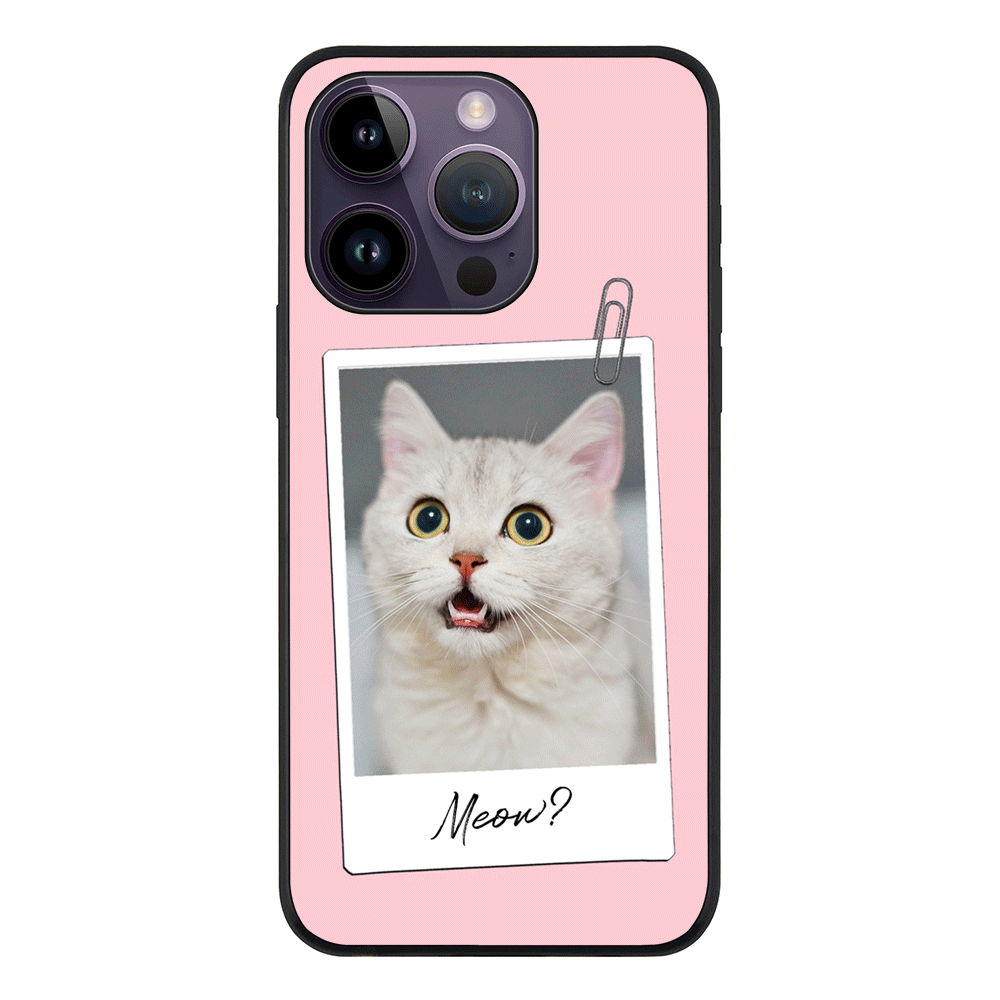 Apple iPhone 14 Pro / Tough Pro Polaroid Photo Pet Cat, Phone Case - Stylizedd.com