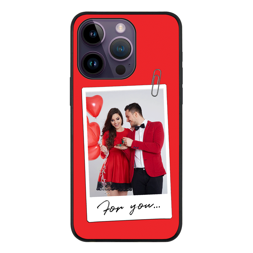 Apple iPhone 14 Pro / Tough Pro Personalized Polaroid Photo Valentine, Phone Case - Stylizedd.com
