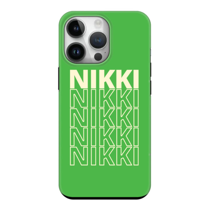 Apple iPhone 14 Pro / Snap Classic Repeated Monogram Phone Case - Stylizedd.com