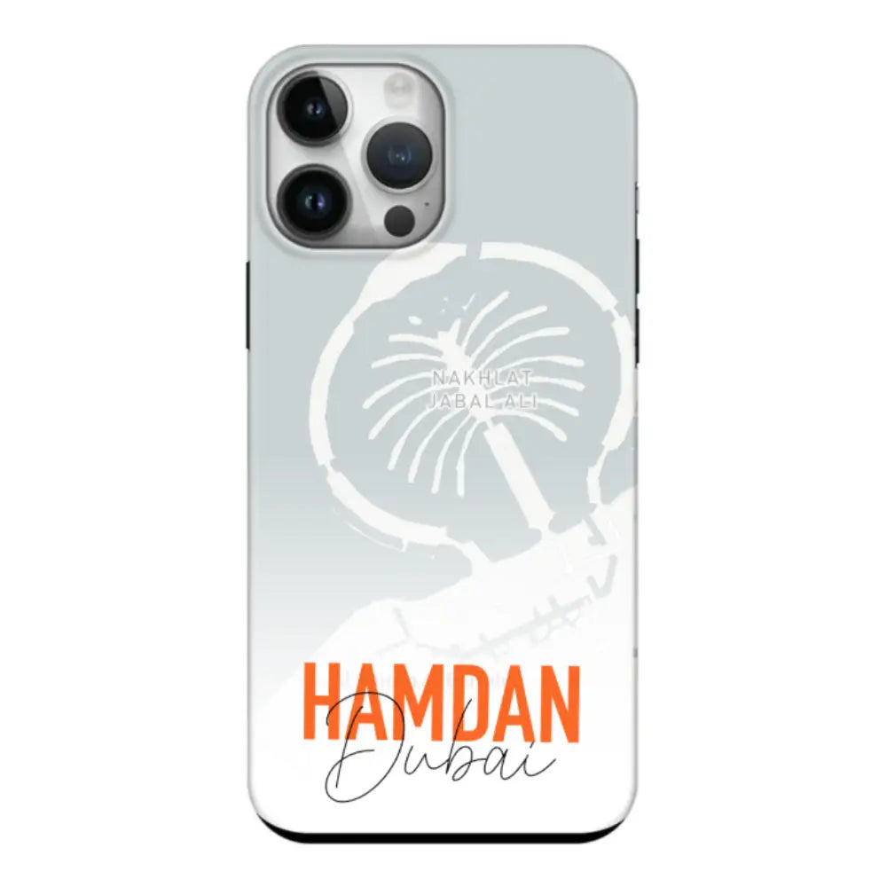 Apple iPhone 14 Pro / Tough Pro Personalized Location Map & Name, Phone Case - Stylizedd.com