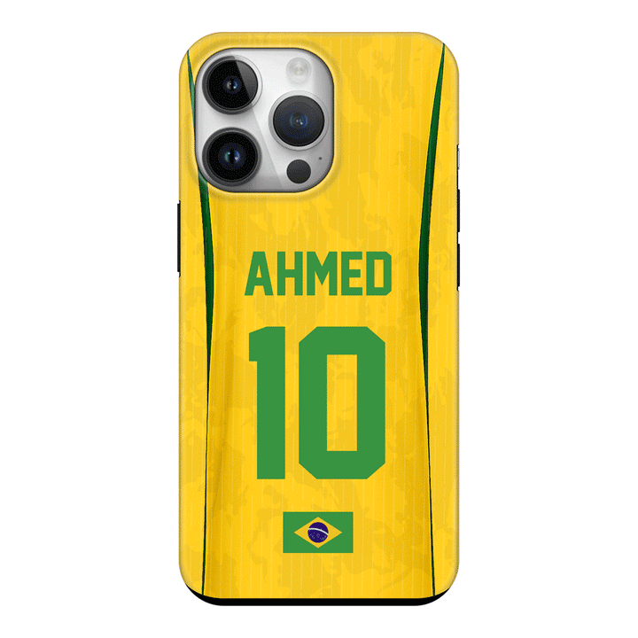 Apple iPhone 14 Pro / Snap Classic Personalized Football Jersey Phone Case Custom Name & Number - Stylizedd.com