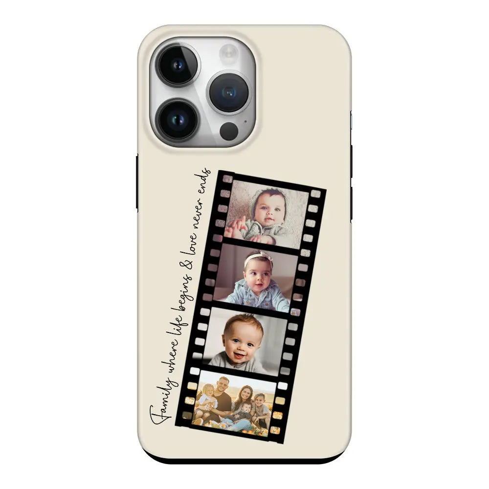 Apple iPhone 14 Pro / Tough Pro Phone Case Custom Film Strips Personalised Movie Strip, Phone Case - Stylizedd.com