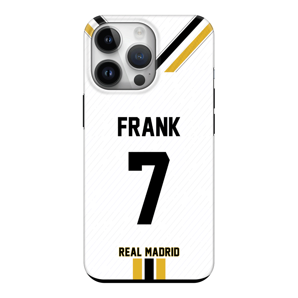 Apple iPhone 14 Pro / Snap Classic Personalized Football Clubs Jersey Phone Case Custom Name & Number - Stylizedd.com