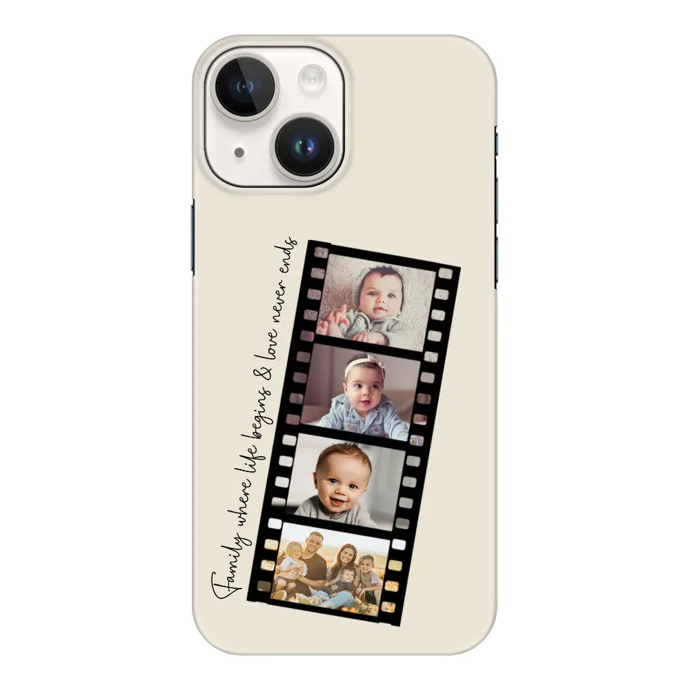 Apple iPhone 14 / Snap Classic Custom Film Strips Personalised Movie Strip, Phone Case - Stylizedd.com