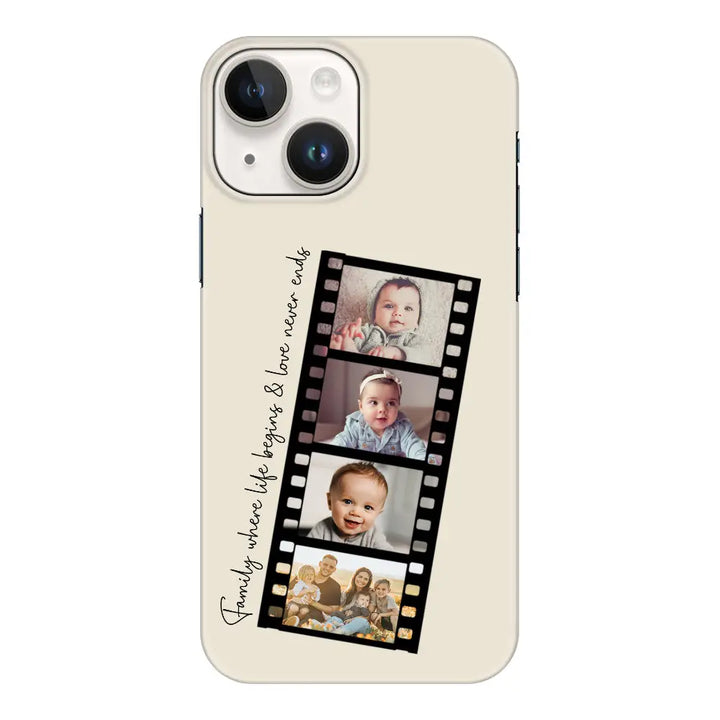 Apple iPhone 14 / Snap Classic Custom Film Strips Personalised Movie Strip, Phone Case - Stylizedd.com