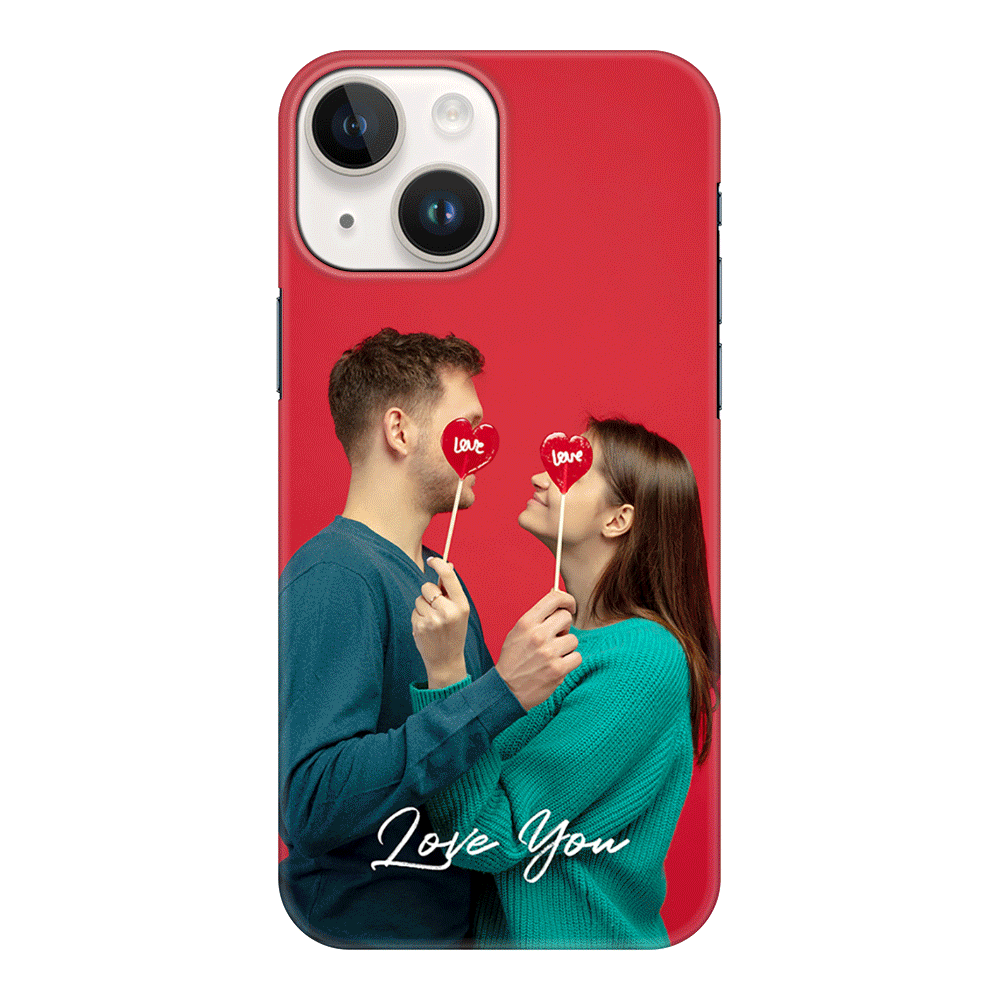 Apple iPhone 14 / Snap Classic Custom Photo Valentine, Phone Case - Stylizedd.com