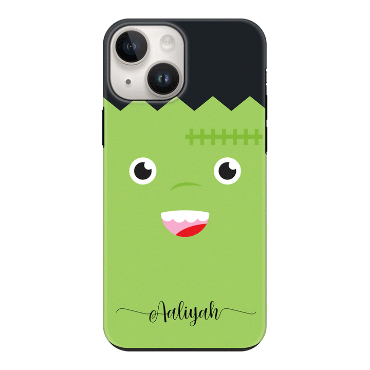 Apple iPhone 14 / Tough Pro Personalized Text Cute Monsters, Phone Case - Stylizedd.com