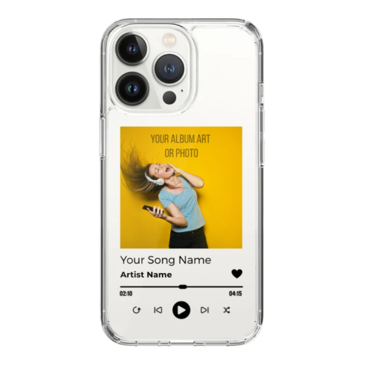 Apple iPhone 15 Pro / Rugged Black Custom Album Art Phone Case - Stylizedd.com