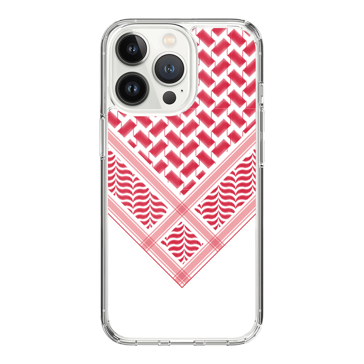 Apple iPhone 15 Pro / Rugged Black Custom Arab Shemagh, Phone Case - Stylizedd.com
