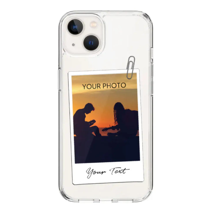 Apple iPhone 15 Plus / Clear Classic Polaroid Photo Phone Case - Stylizedd.com