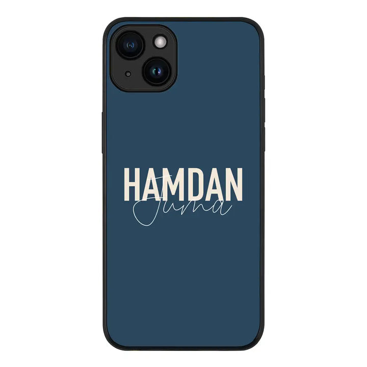 Apple iPhone 15 Plus / Tough Pro Personalized Name Horizontal, Phone Case - Stylizedd.com