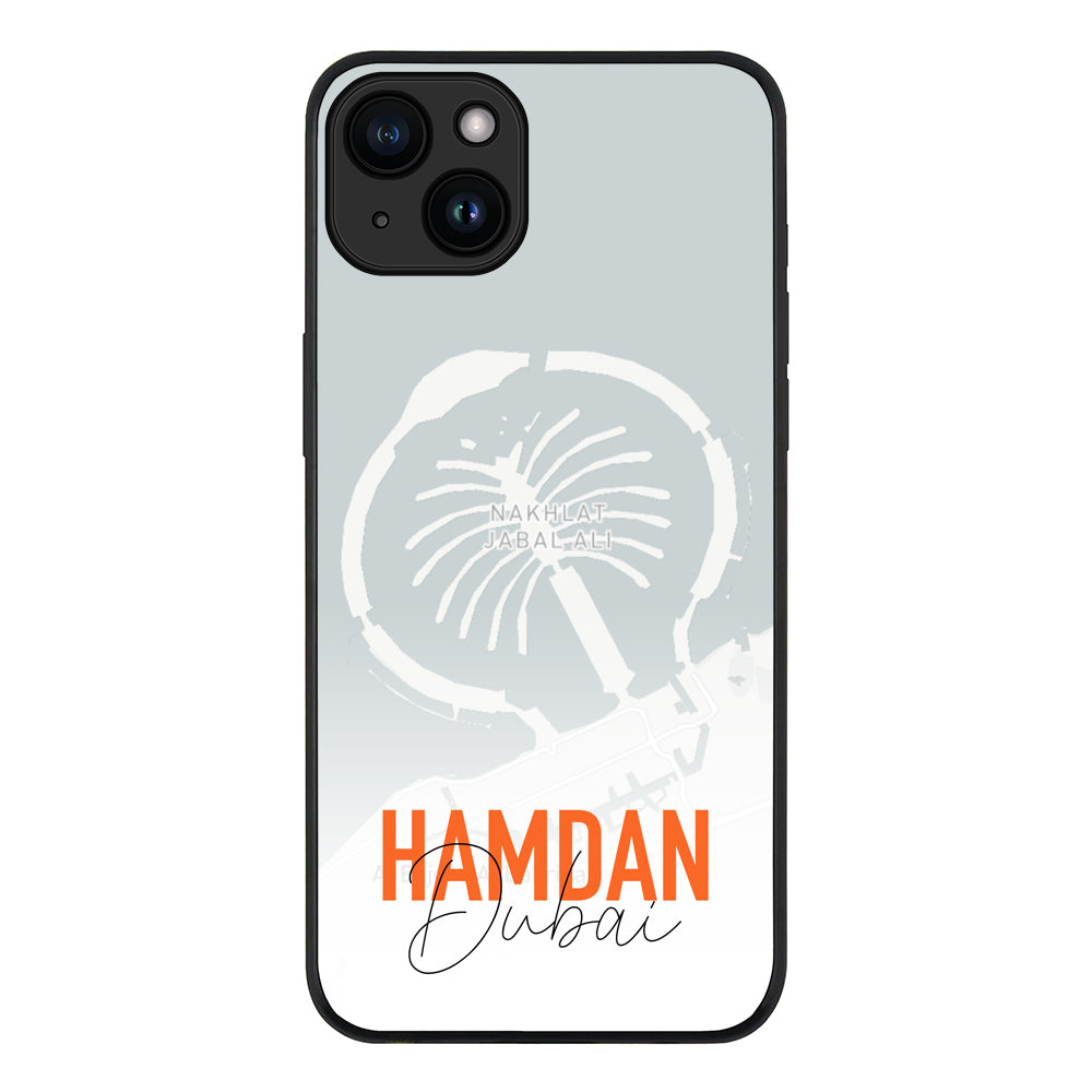 Apple iPhone 15 Plus / Tough Pro Personalized Location Map & Name, Phone Case - Stylizedd.com