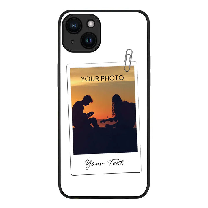 Apple iPhone 15 Plus / Rugged Black Polaroid Photo Phone Case - Stylizedd.com
