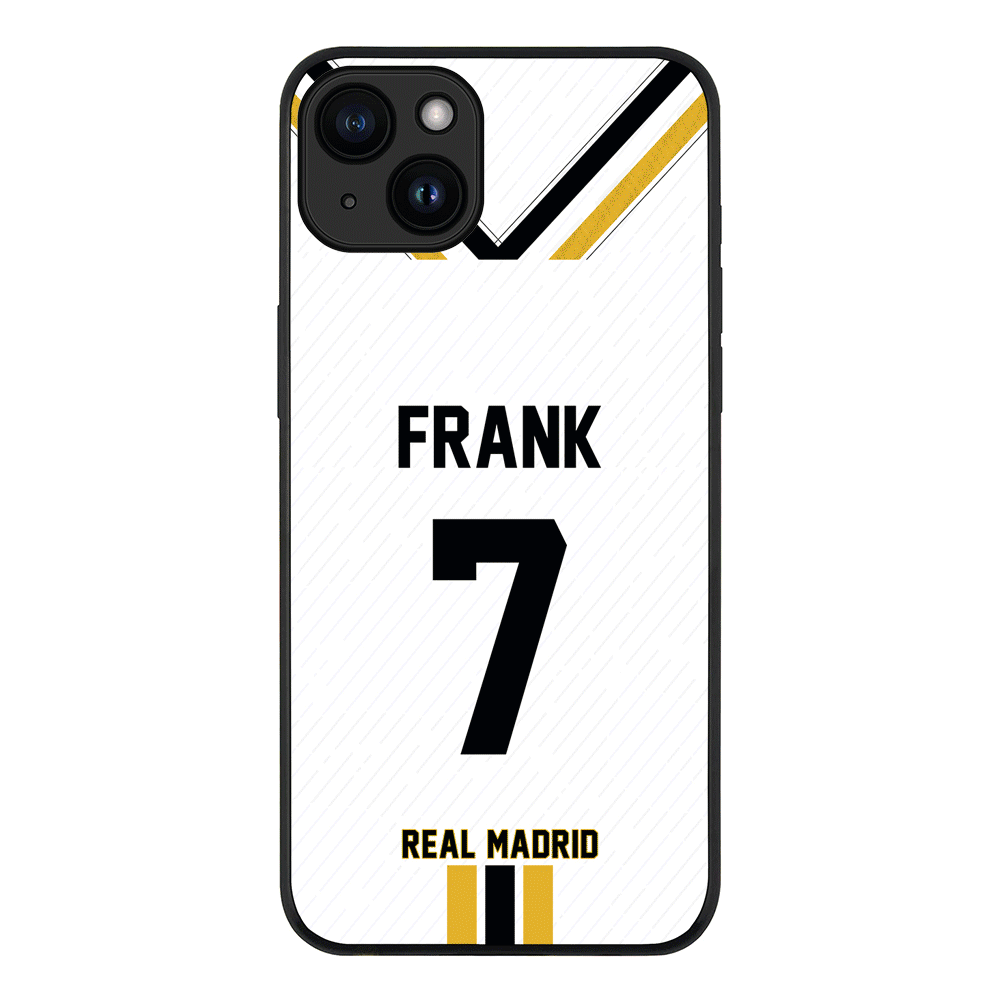 Apple iPhone 15 Plus / Tough Pro Personalized Football Clubs Jersey Phone Case Custom Name & Number - Stylizedd.com