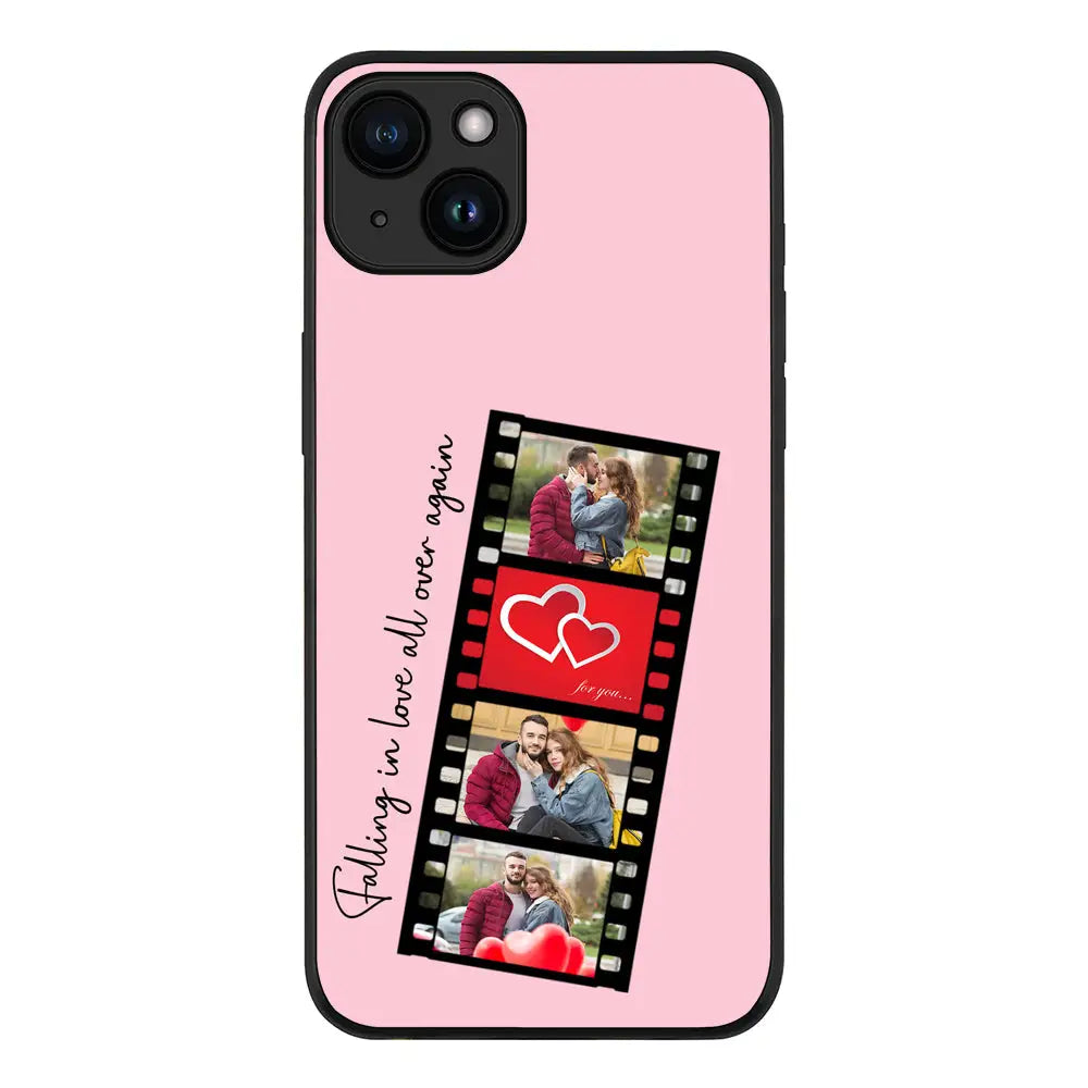 Apple iPhone 15 Plus / Tough Pro Custom Valentine Photo Film Strips, Phone Case - Stylizedd.com