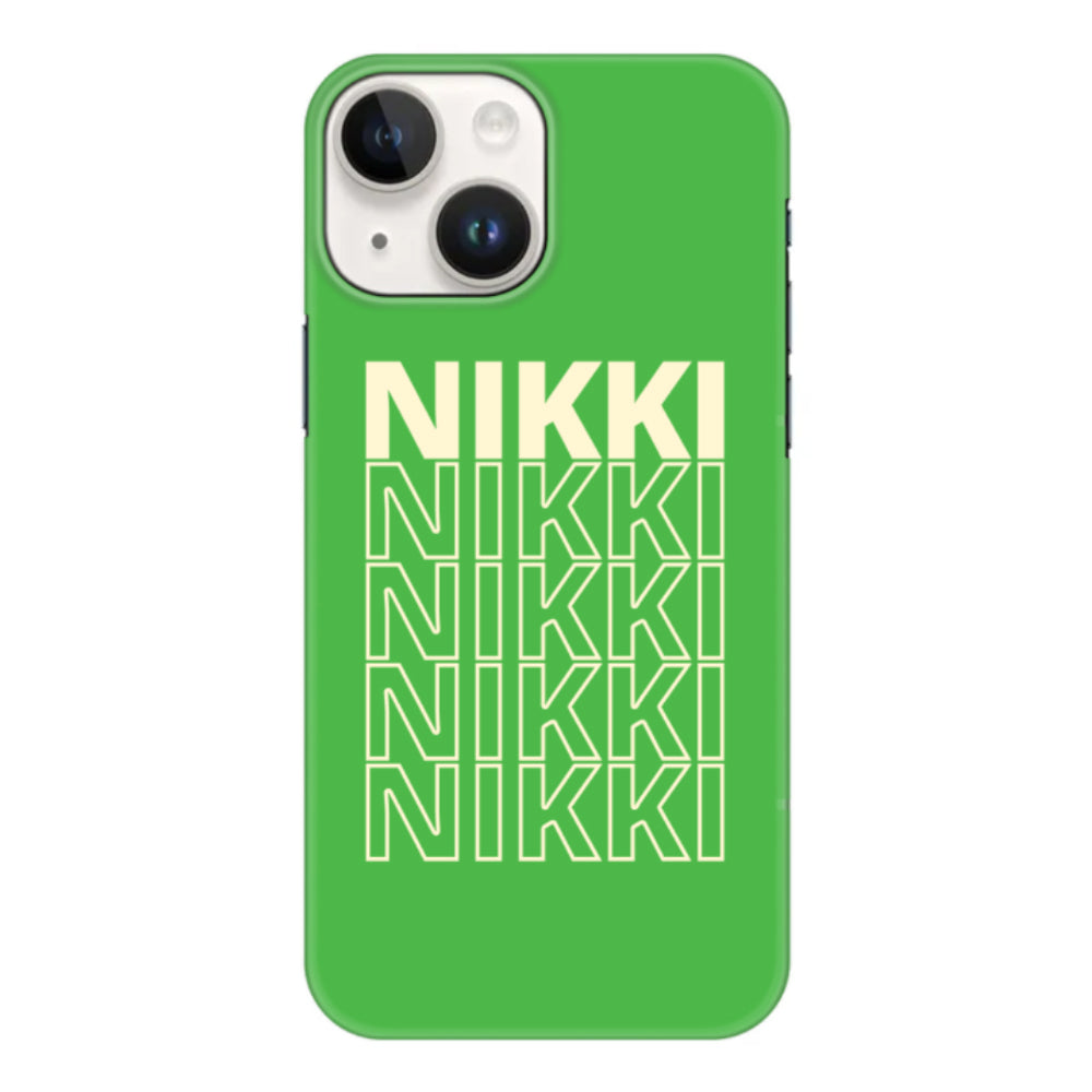 Apple iPhone 15 Plus / Clear Classic Repeated Monogram Phone Case - Stylizedd.com