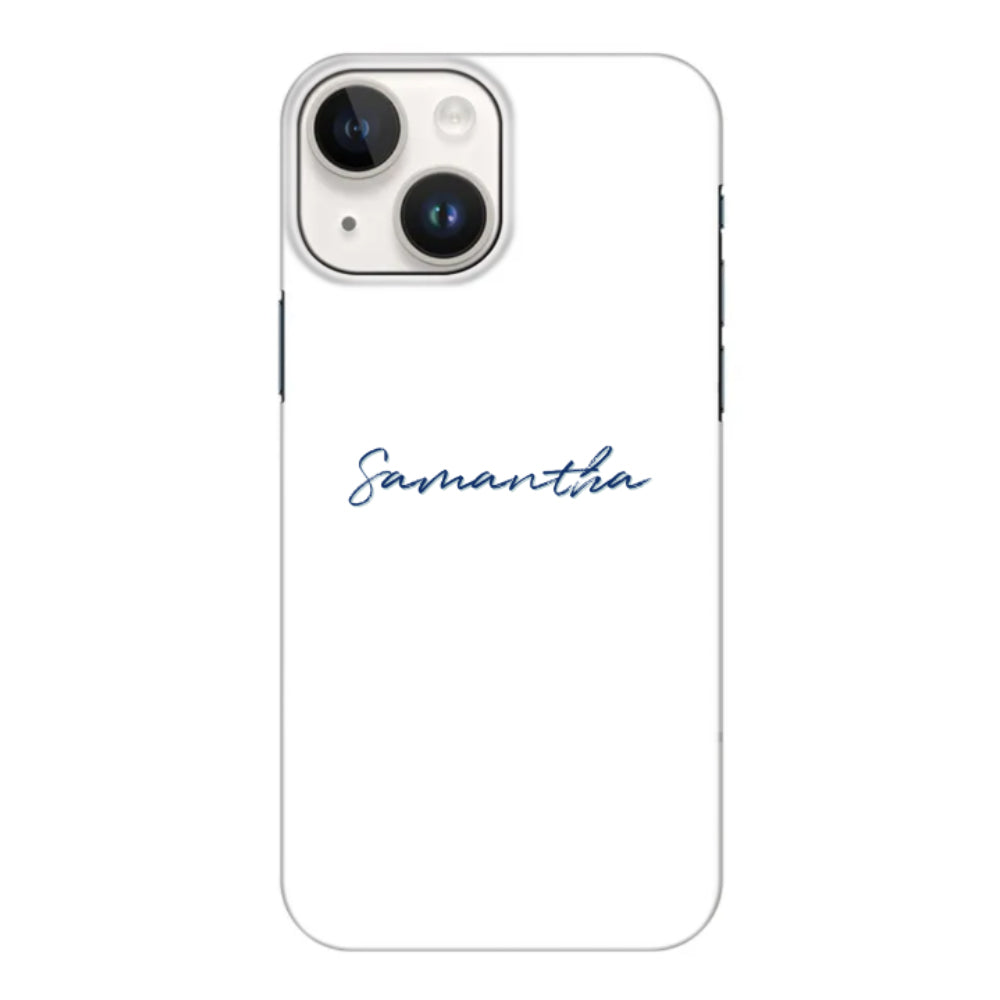 Apple iPhone 15 Plus / Clear Classic Custom Text, My Name Phone Case - Stylizedd.com