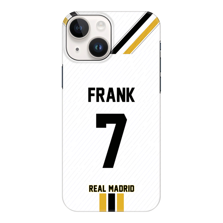 Apple iPhone 15 Plus / Clear Classic Personalized Football Clubs Jersey Phone Case Custom Name & Number - Stylizedd.com