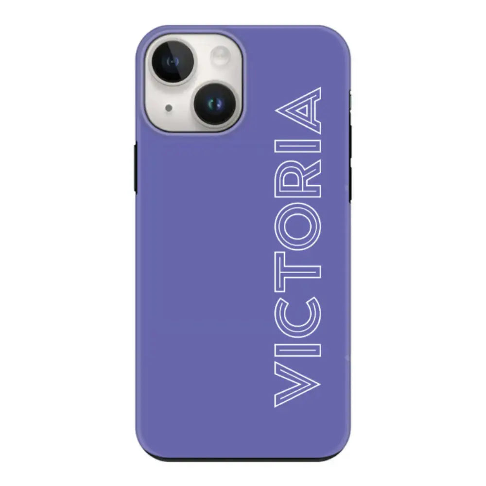 Apple iPhone 15 Plus / Tough Pro Personalized Name, Custom Phone Case - Stylizedd.com