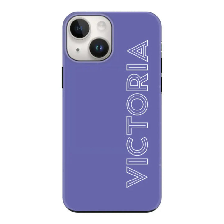 Apple iPhone 15 Plus / Tough Pro Personalized Name, Custom Phone Case - Stylizedd.com