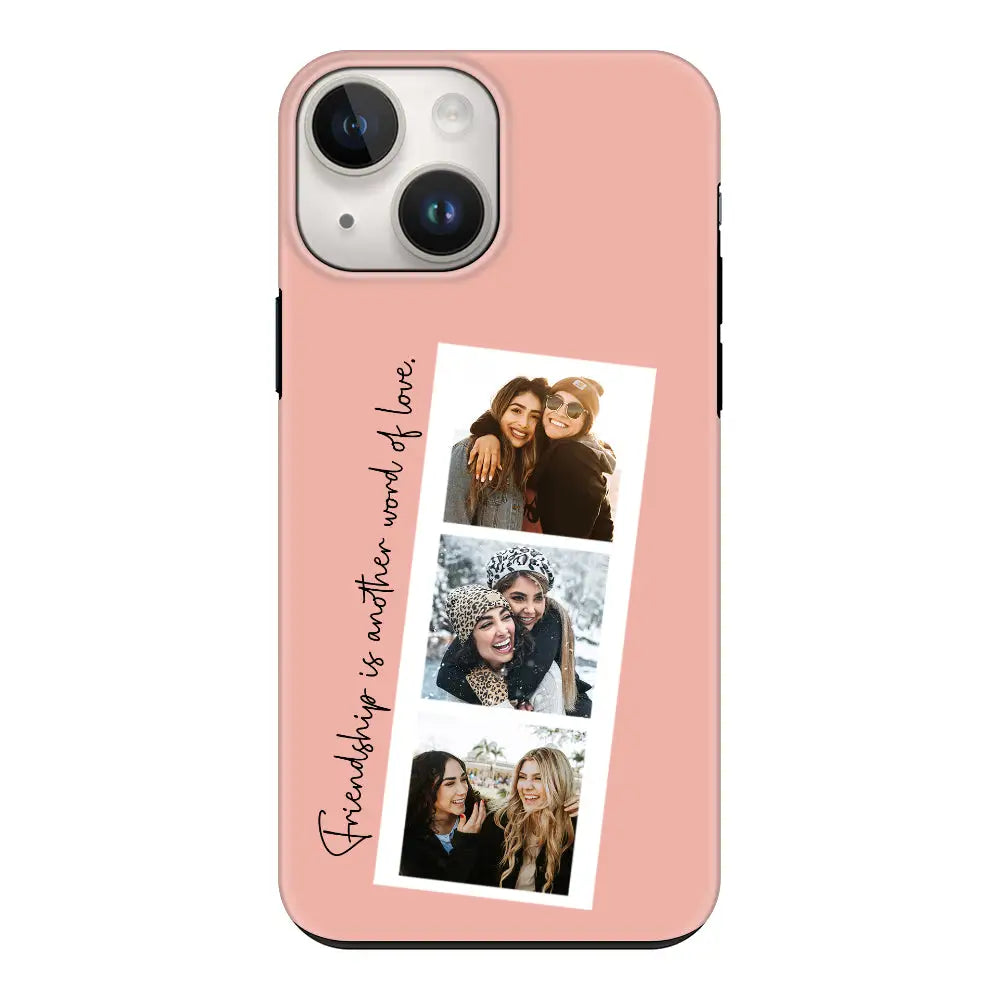 Apple iPhone 15 Plus / Tough Pro Custom Photo Strip Polaroid Style, Phone Case - Stylizedd.com