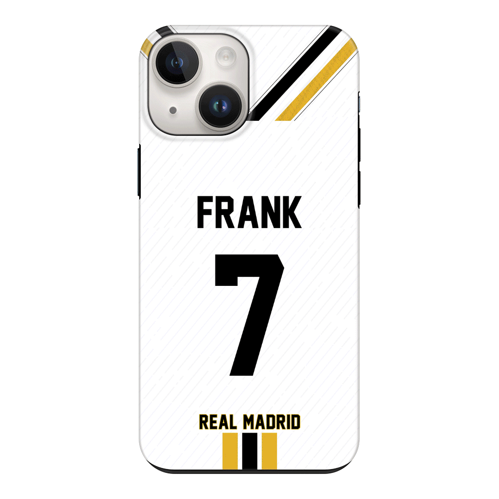 Apple iPhone 15 Plus / Snap Classic Personalized Football Clubs Jersey Phone Case Custom Name & Number - Stylizedd.com