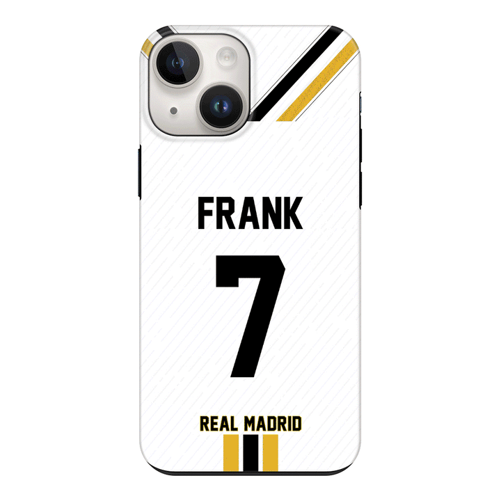 Apple iPhone 15 Plus / Snap Classic Personalized Football Clubs Jersey Phone Case Custom Name & Number - Stylizedd.com