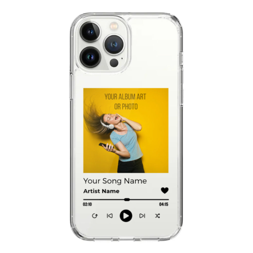 Apple iPhone 15 Pro Max / Rugged Black Custom Album Art Phone Case - Stylizedd.com