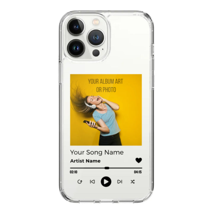Apple iPhone 15 Pro Max / Rugged Black Custom Album Art Phone Case - Stylizedd.com