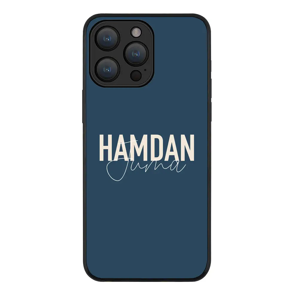 Apple iPhone 15 Pro Max / Tough Pro Personalized Name Horizontal, Phone Case - Stylizedd.com